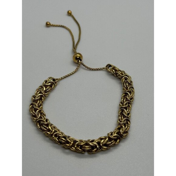 925 STERLING SILVER GOLD PLATED MILOR ITALY BRACELET